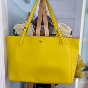 COPY - Yellow Tory Burch York tote